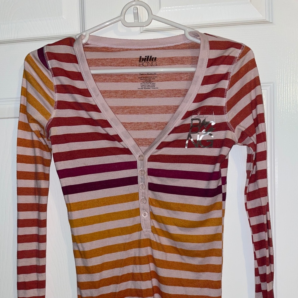 Billabong Striped T-Shirt